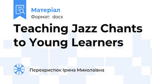Teaching Jazz Chants to Young Learners
