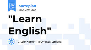 "Learn English"