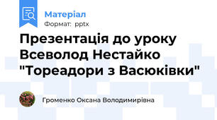 Презентація до уроку Всеволод Нестайко "Тореадори з Васюківки"