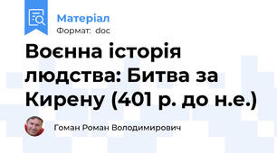 Воєнна історія людства: Битва за Кирену (401 р. до н.е.)