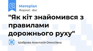 "Як кіт знайомився з правилами дорожнього руху"