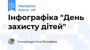 Інфографіка "День захисту дітей"