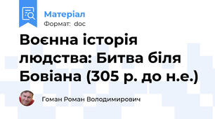 Воєнна історія людства: Битва біля Бовіана (305 р. до н.е.)