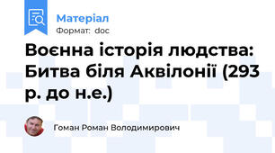 Воєнна історія людства: Битва біля Аквілонії (293 р. до н.е.)