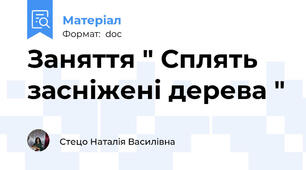 Заняття " Сплять засніжені дерева "