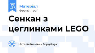 Сенкан з цеглинками LEGO