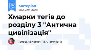 Хмарки тегів до розділу 3 "Антична цивілізація"
