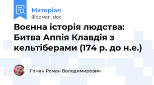 Воєнна історія людства: Битва Аппія Клавдія з кельтіберами (174 р. до н.е.)