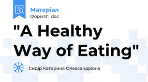 "A Healthy Way of Eating"