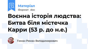 Воєнна історія людства: Битва біля містечка Карри (53 р. до н.е.)