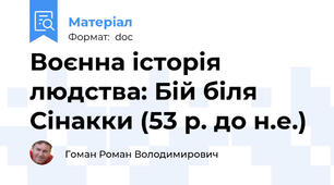 Воєнна історія людства: Бій біля Сінакки (53 р. до н.е.)