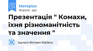 Презентація " Комахи, їхня різноманітність та значення "