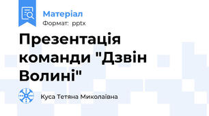 Презентація команди "Дзвін Волині"