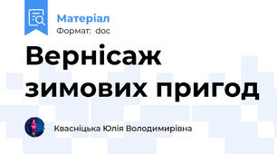 Вернісаж зимових пригод