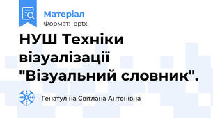 НУШ Техніки візуалізації "Візуальний словник".
