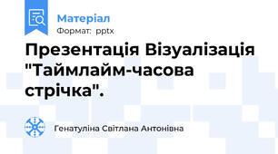 Презентація Візуалізація "Таймлайм-часова стрічка".