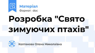 Розробка "Свято зимуючих птахів"