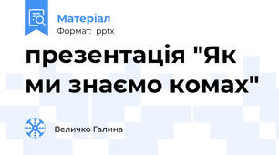 презентація "Як ми знаємо комах"