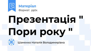 Презентація " Пори року "