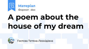 A poem about the house of my dream