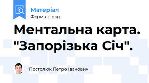 Ментальна карта. "Запорізька Січ".