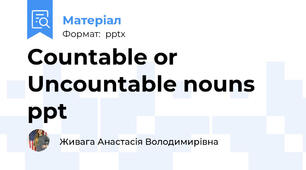 Countable or Uncountable nouns ppt
