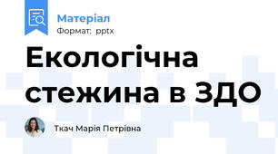 Екологічна стежина в ЗДО