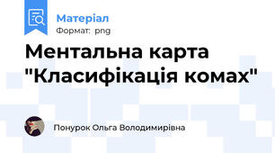 Ментальна карта "Класифікація комах"