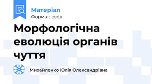 Морфологічна еволюція органів чуття