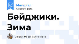 Бейджики. Зима
