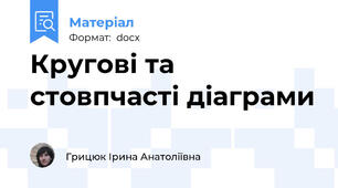 Кругові та стовпчасті діаграми
