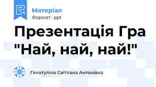 Презентація Гра "Най, най, най!"