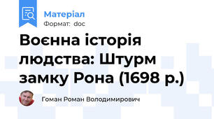 Воєнна історія людства: Штурм замку Рона (1698 р.)