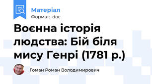 Воєнна історія людства: Бій біля мису Генрі (1781 р.)