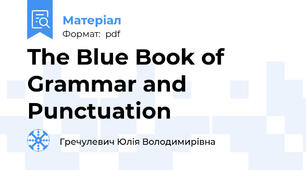 The Blue Book of Grammar and Punctuation