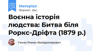 Воєнна історія людства: Битва біля Роркс-Дріфта (1879 р.)