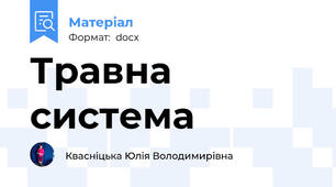 Травна система