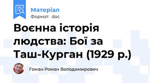 Воєнна історія людства: Бої за Таш-Курган (1929 р.)