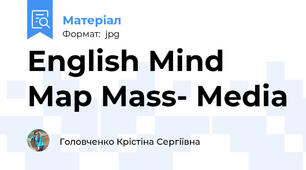 English Mind Map Mass- Media