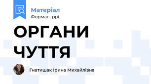 ОРГАНИ ЧУТТЯ