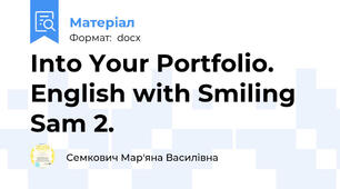 Into Your Portfolio. English with Smiling Sam 2.