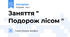 Заняття " Подорож лісом "