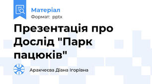 Презентація про Дослід "Парк пацюків"