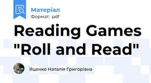 Reading Games "Roll and Read"