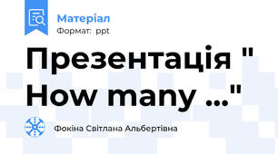 Презентація " How many ..."