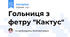 Гольниця з фетру "Кактус"