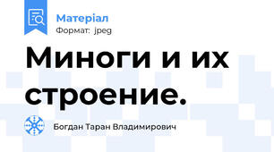Миноги и их строение.