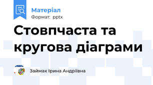 Стовпчаста та кругова діаграми
