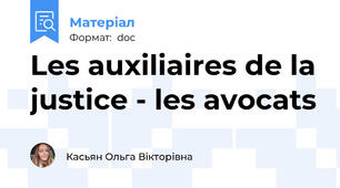 Les auxiliaires de la justice - les avocats