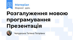 Розгалуження мовою програмування Презентація